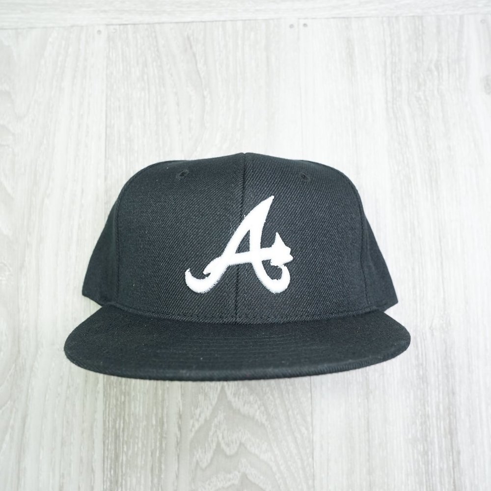 ATL Tomahawk Concept Black Snapback Hat